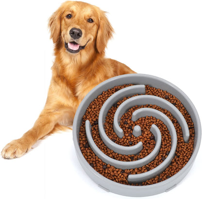 WHIPPY Slow Eating Dog Bowl – Eco-Friendly Non-Slip Pet Puzzle Feeder for Medium & Large Breed Dogs, Interactive Bloat Stop Dog Food Bowl for Choking & Gulping Prevention