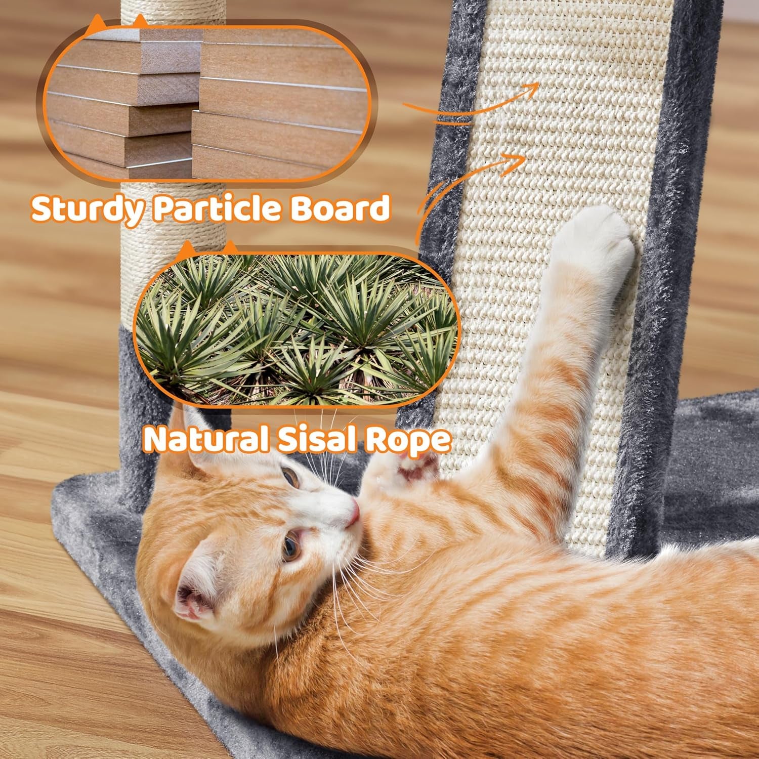 Yaheetech 68.5-in Luxury Cat Tree House – Heavy Duty Multi-Tier Activity Center for Large Cats, Extra Large Condo, Cozy Hammock & Sisal Scratching Posts
