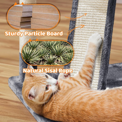 Yaheetech 68.5-in Luxury Cat Tree House – Heavy Duty Multi-Tier Activity Center for Large Cats, Extra Large Condo, Cozy Hammock & Sisal Scratching Posts